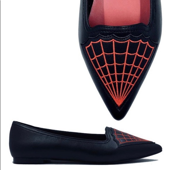 strange cvlt Shoes - Strange Cvlt Black Widow Flats